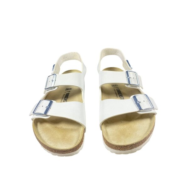 Birkenstock Back Strap ''Milano'' Leather White W's 41 /10 MSRP$117 - Picture 14 of 17